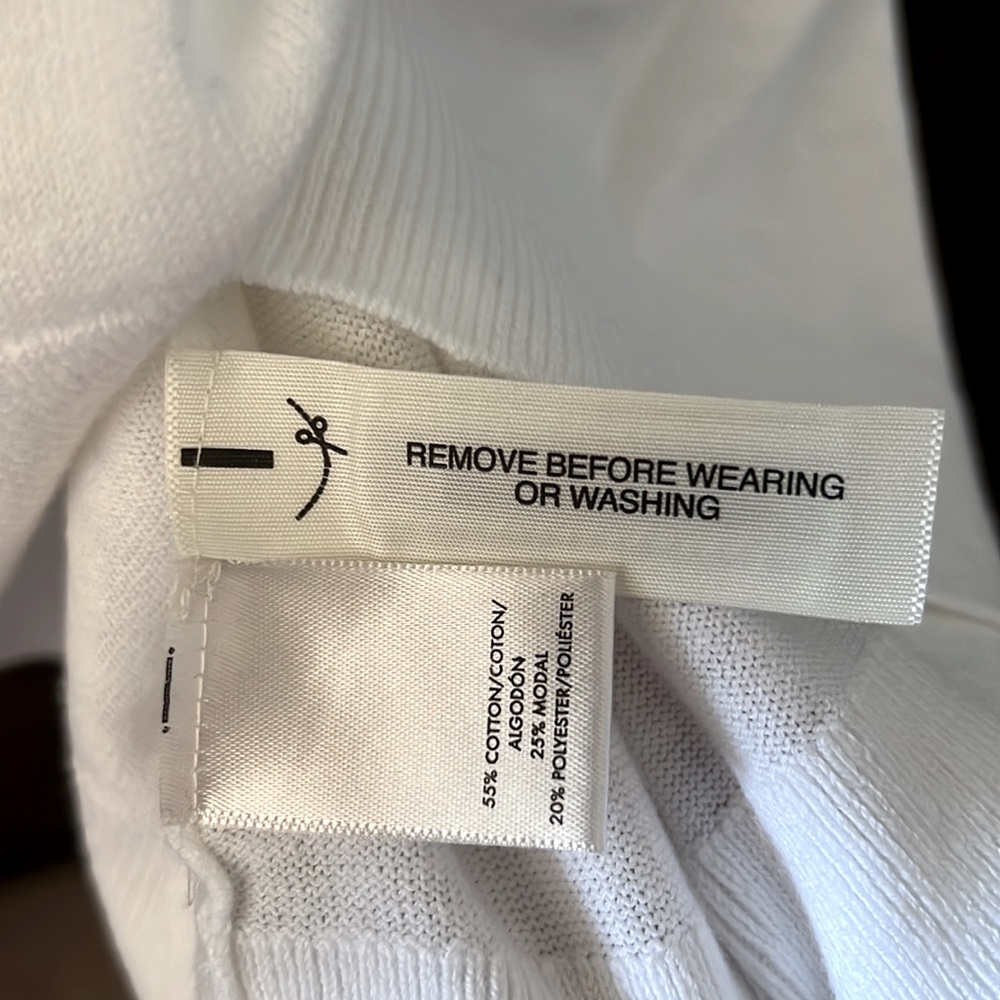 NWOT Ann Taylor White Cardigan Sweater Size S - Picture 8 of 10